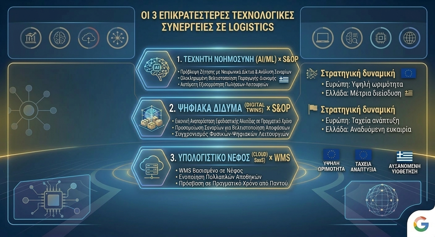Logistics: Οι 3 επικρατέστερες τεχνολογικές συνέργειες