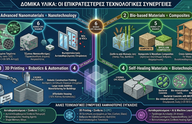 Δομικά Υλικά: Οι επικρατέστερες τεχνολογικές συνέργειες